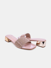 Mynaal Women's block heel sandal-18F4088-15-Beige