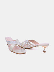 Mynaal Women's spool heel sandal-2G9183-531-Gold