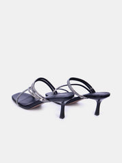 Mynaal Women's pencil heel sandal-18F8845-10-Black