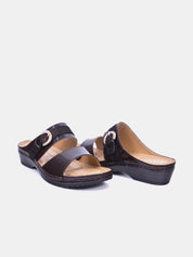 Mynaal Women's flat sandal-18F8845-10-Brown