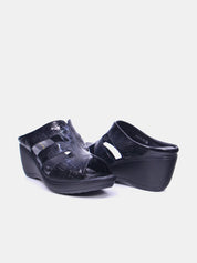 Mynaal Women's wedge heel sandal- 20926-50 -Black
