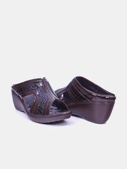Mynaal Women's wedge heel sandal- 20926-6 -Brown
