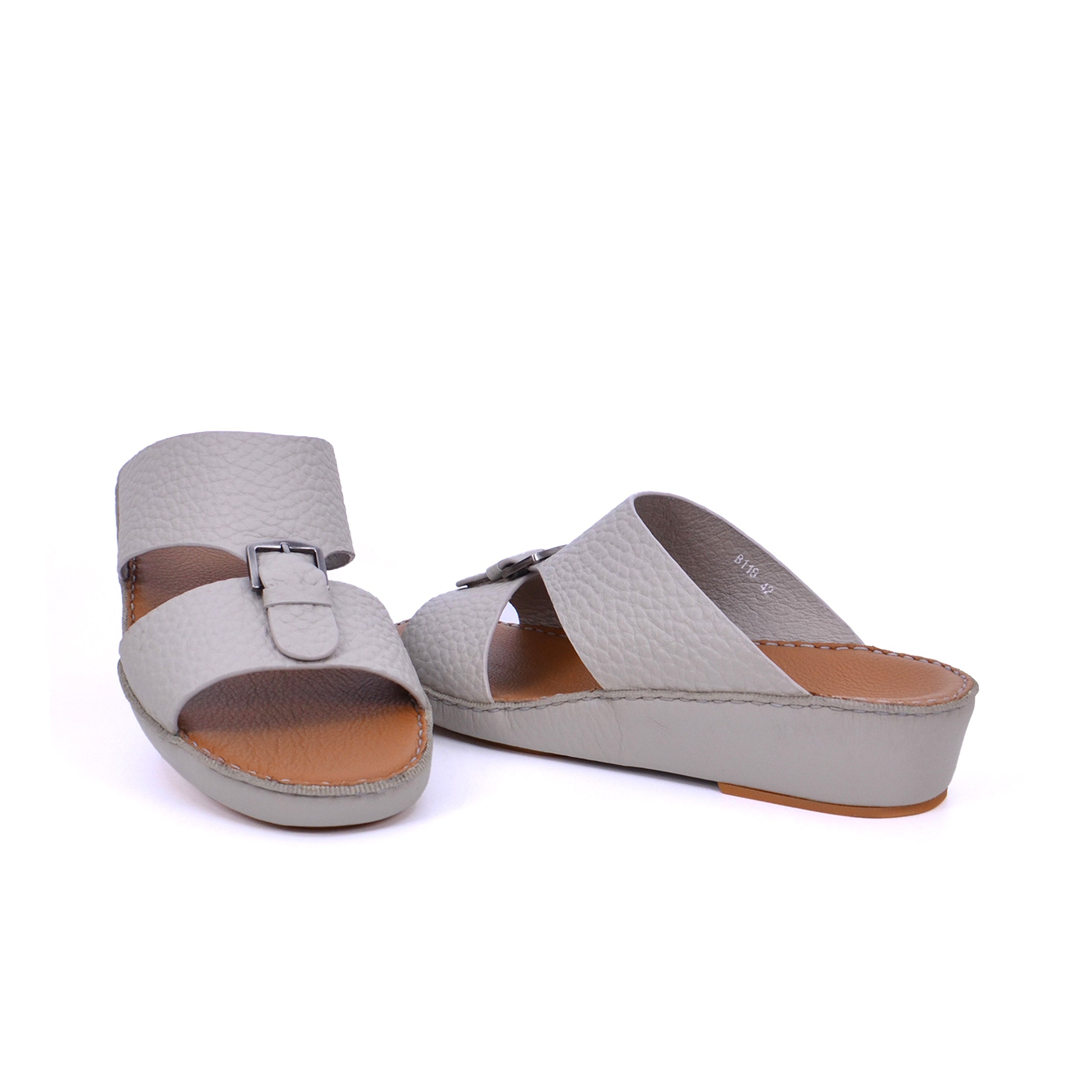 Mynaal Men's flat sandal - B118 - Beige