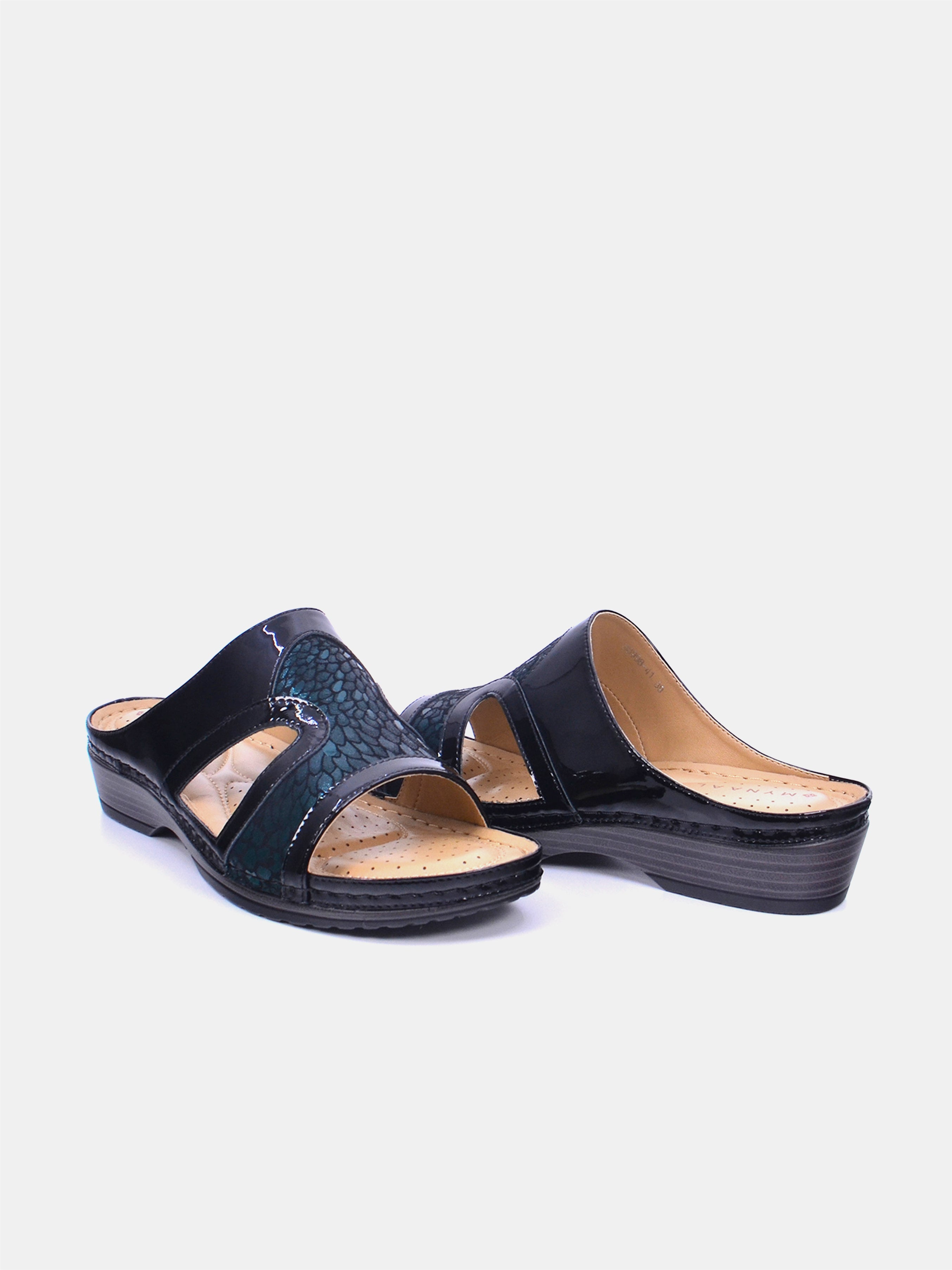 Mynaal Women's flat sandal- 88998-41 -Green