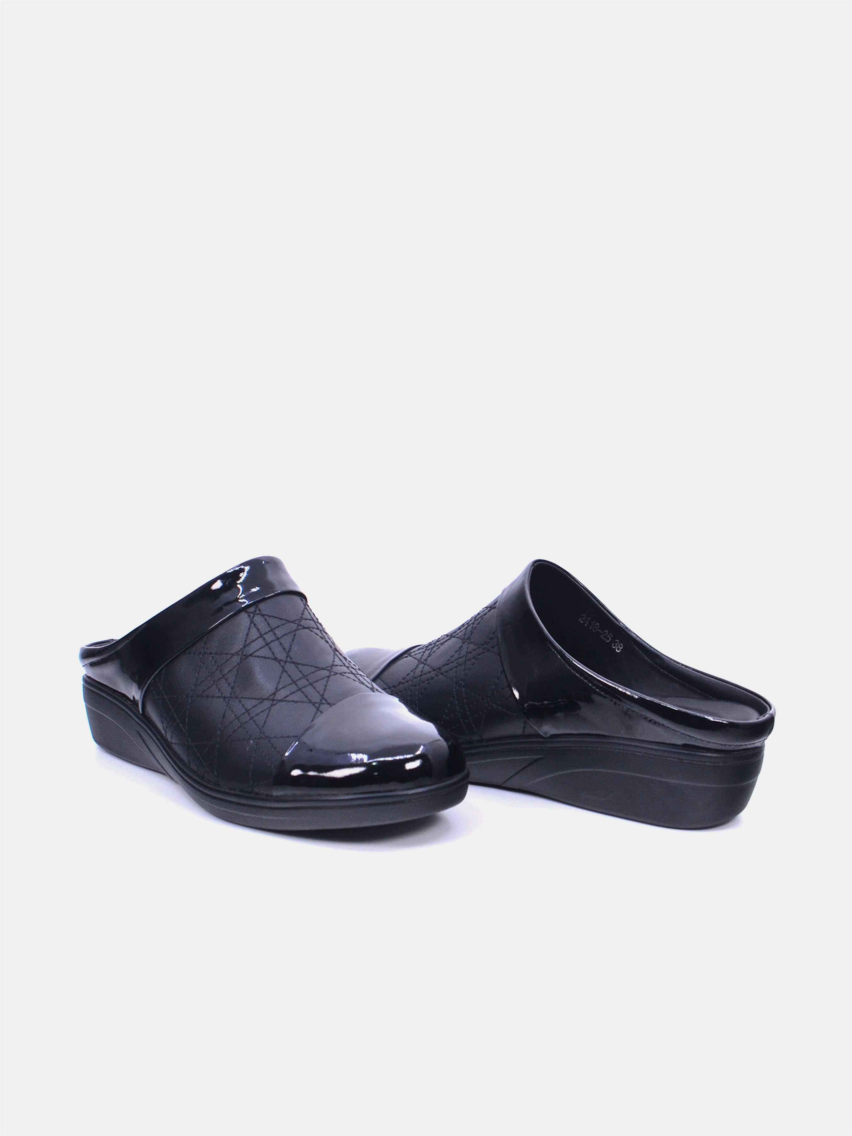 Mynaal Women's mule sandal- 2418-25 -Black