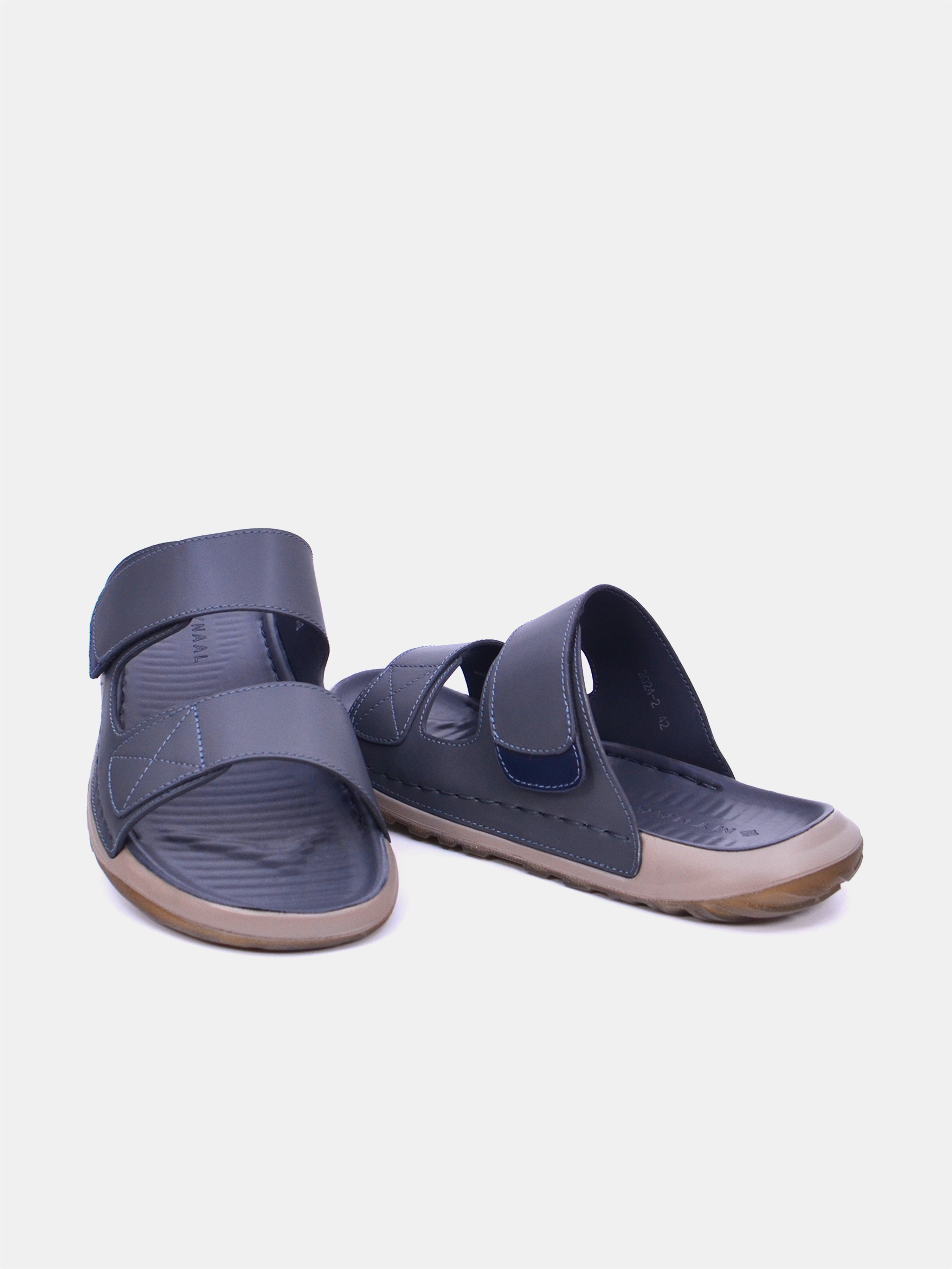 Mynaal Men's flat sandal -  2024-2  - Gray