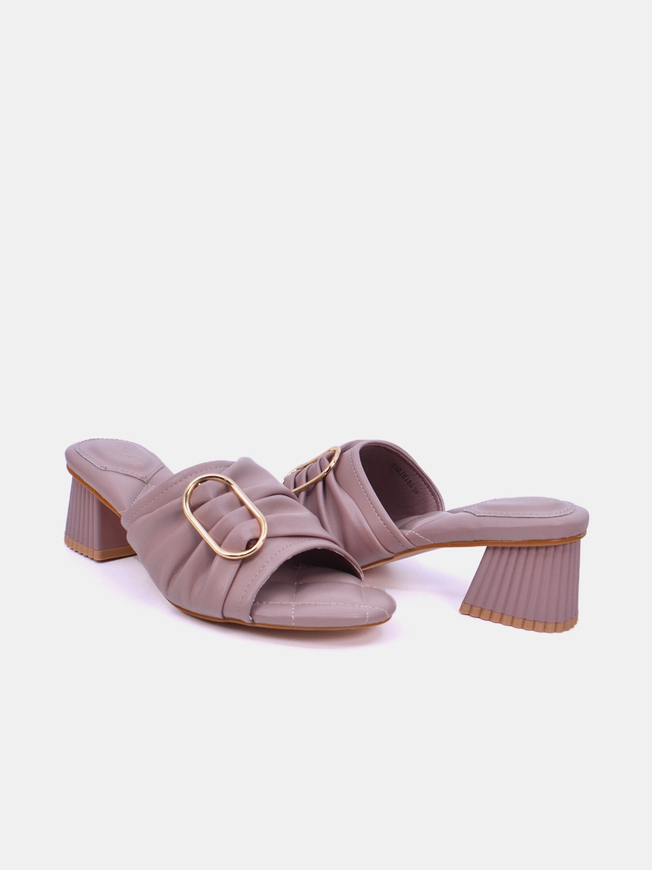 Mynaal Women's block heel sandal-23BJH185-Pink