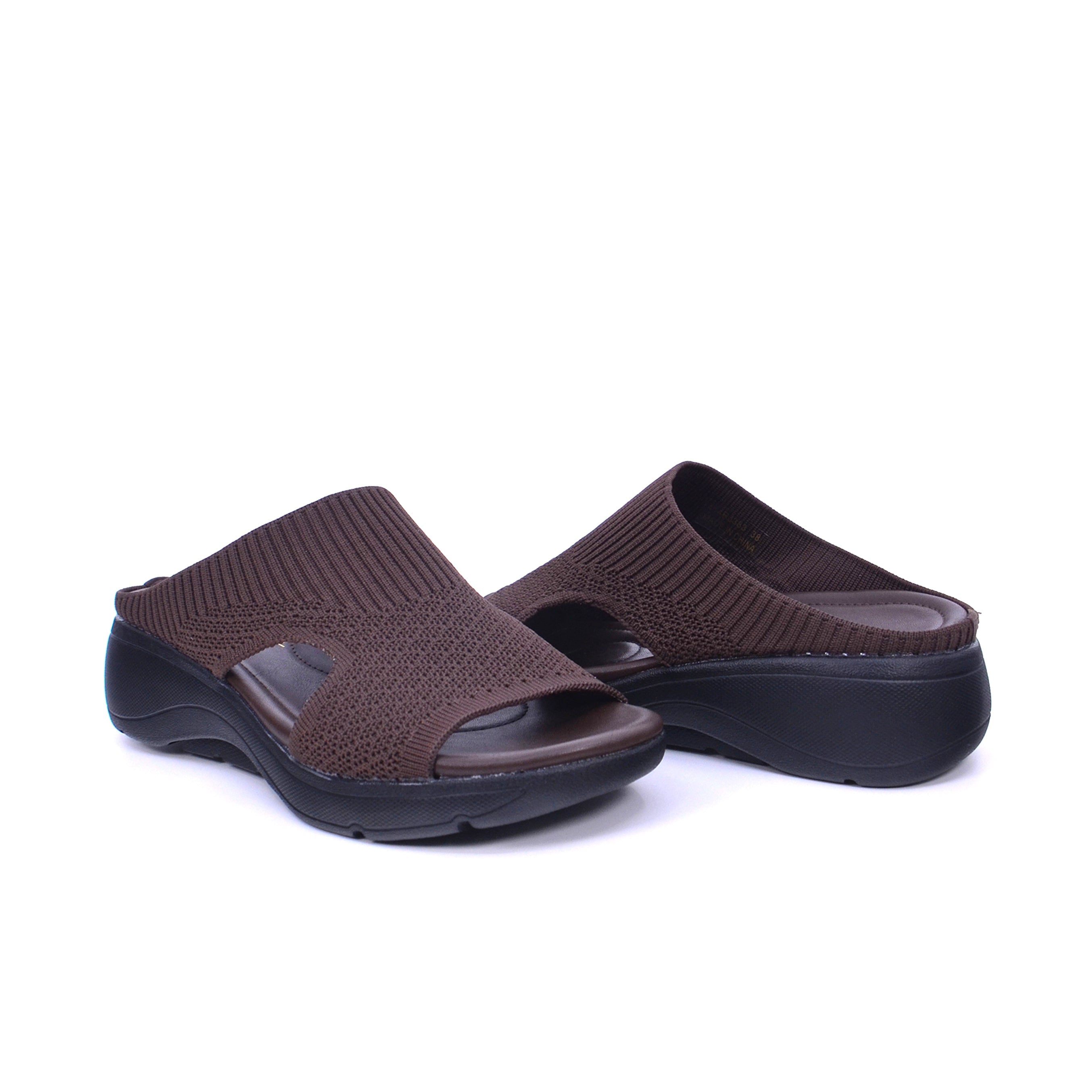 Mynaal Women's slip-on sandal-414RJ383-Brown