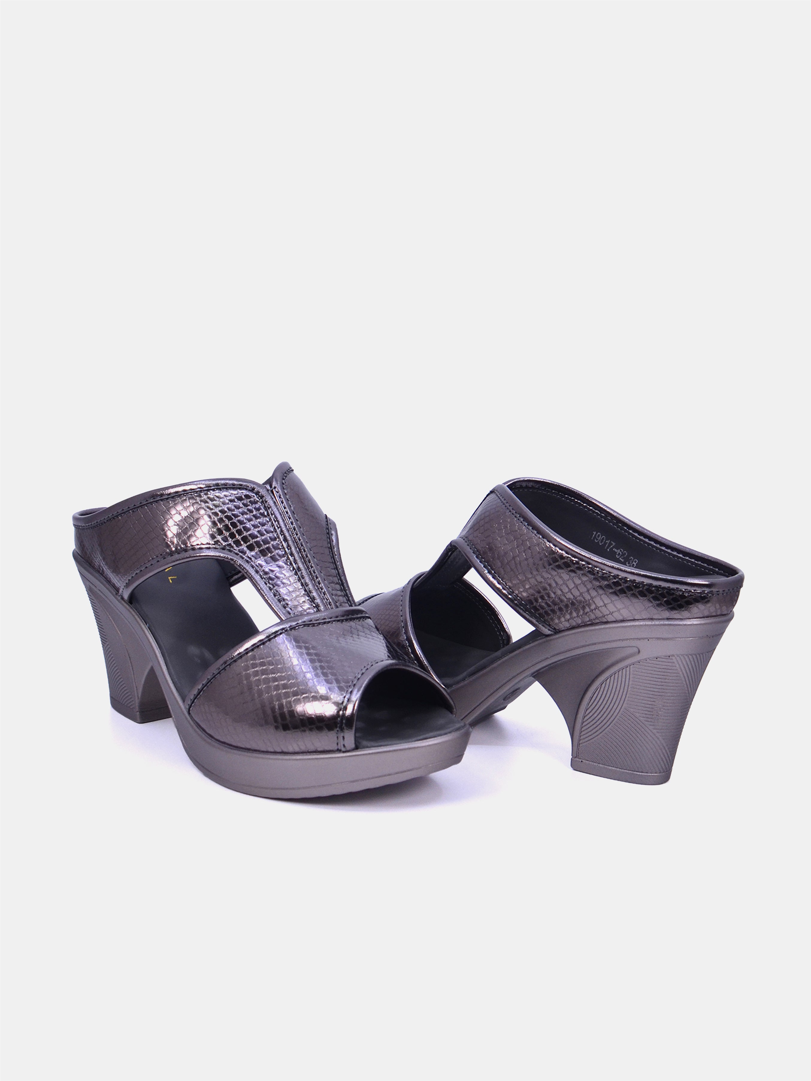 Mynaal Women's wedge heel sandal- 19017-62 -Gray