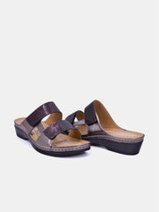 Mynaal Women's flat sandal- 30059-13 -Gray