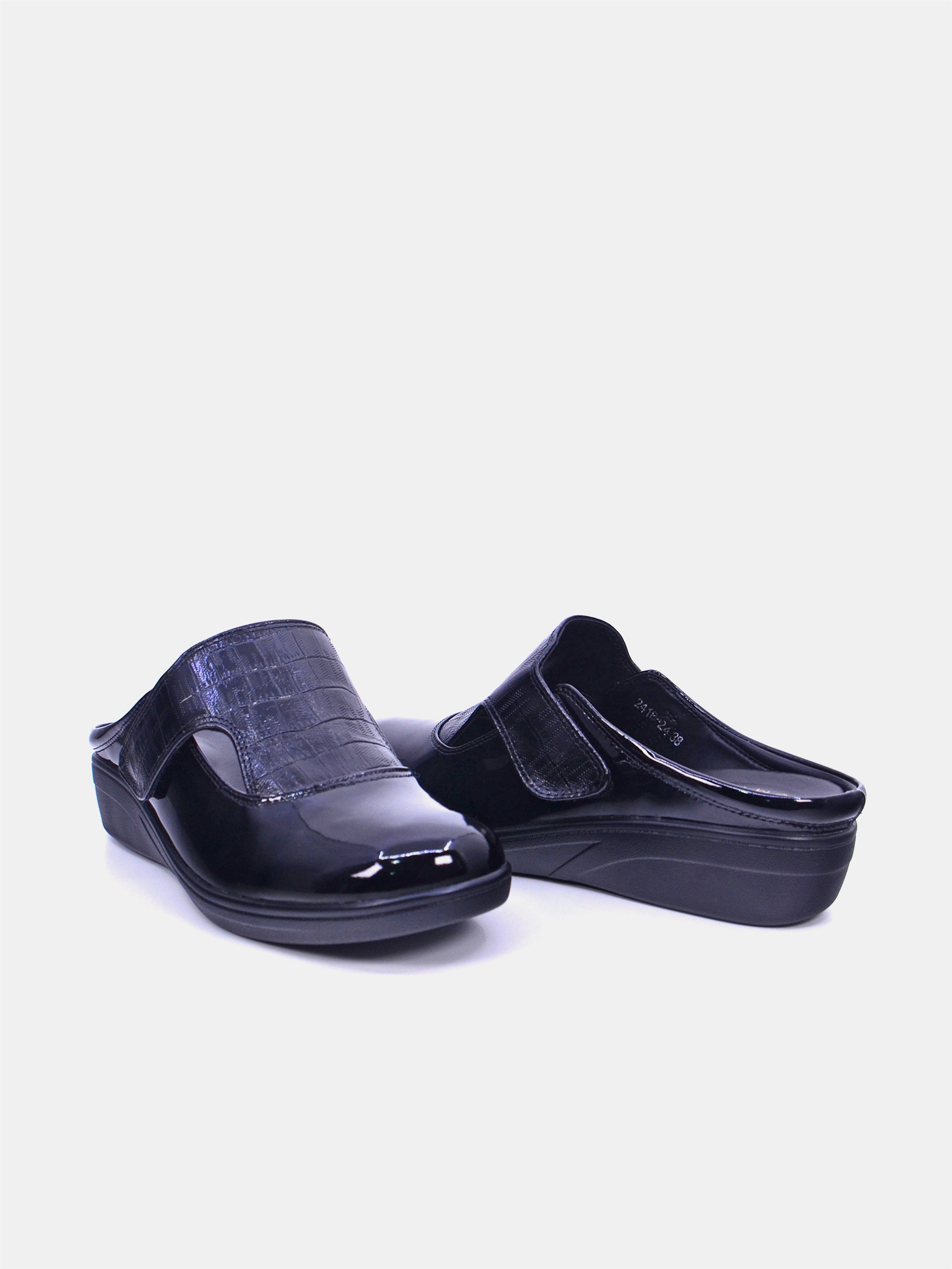 Mynaal Women's mule sandal- 2418-24 -Black