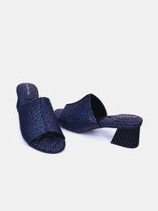 Mynaal Women's block heel sandal-23BJH181-Black