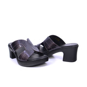 Mynaal Women's block heel sandal-414RJ69H-Gray