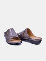 Mynaal Women's flat sandal- 88909-62 -Gray