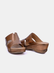 Mynaal Women's slip-on sandal- 2407-32 -Brown