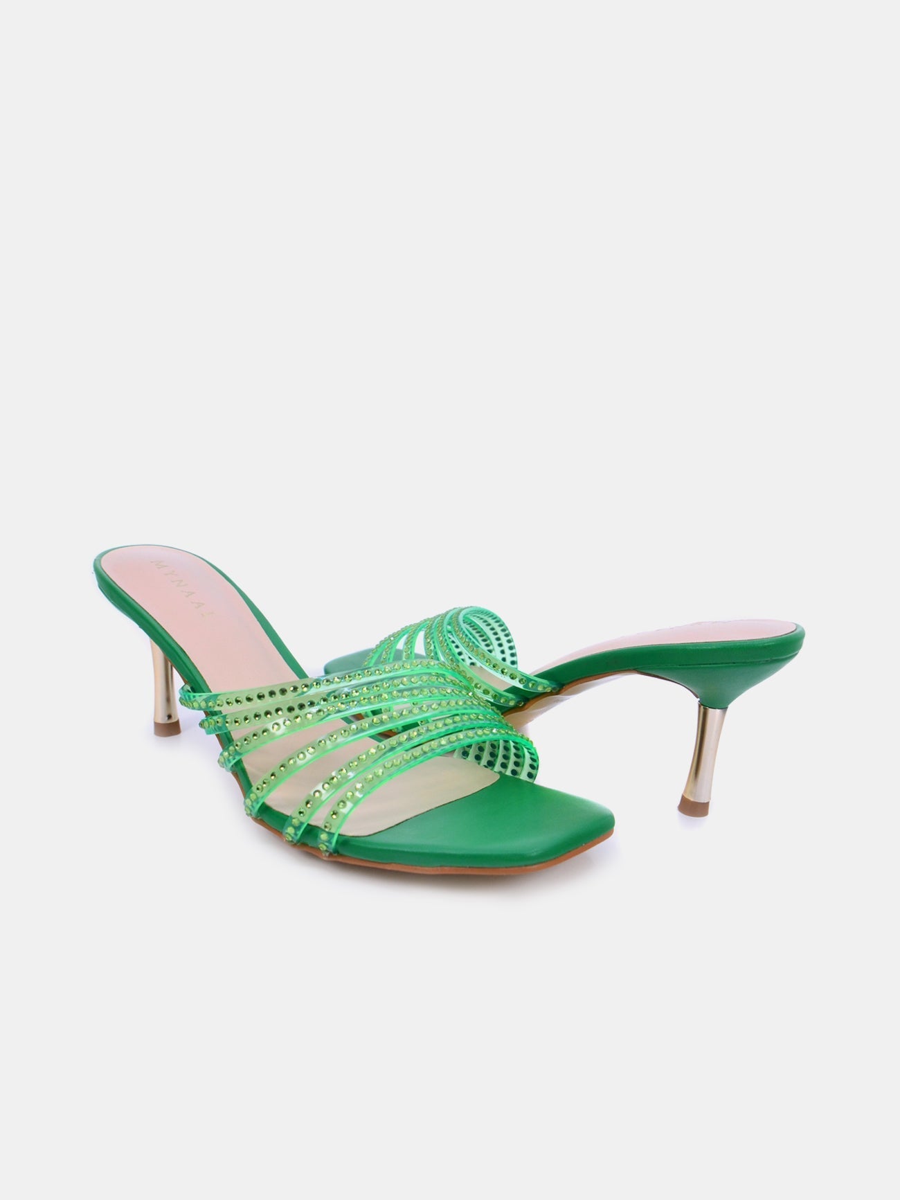 Mynaal Women's pencil heel sandal-2GA1905-005-Green