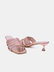 Mynaal Women's spool heel sandal-2G9183-532-Rose-Gold