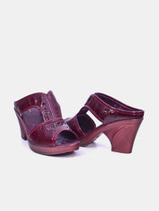 Mynaal Women's wedge heel sandal- 19017-62 -Maroon