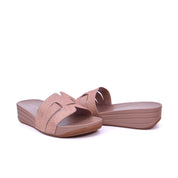 Mynaal Women's slide sandal with cutout straps-414RJ901-Gold