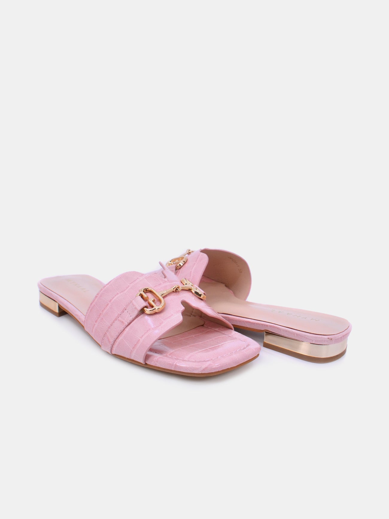 Mynaal Women's flat sandal-2G436-1-Pink
