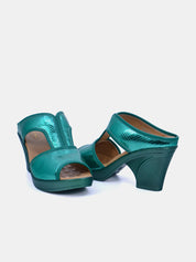 Mynaal Women's wedge heel sandal- 19017-62 -Green