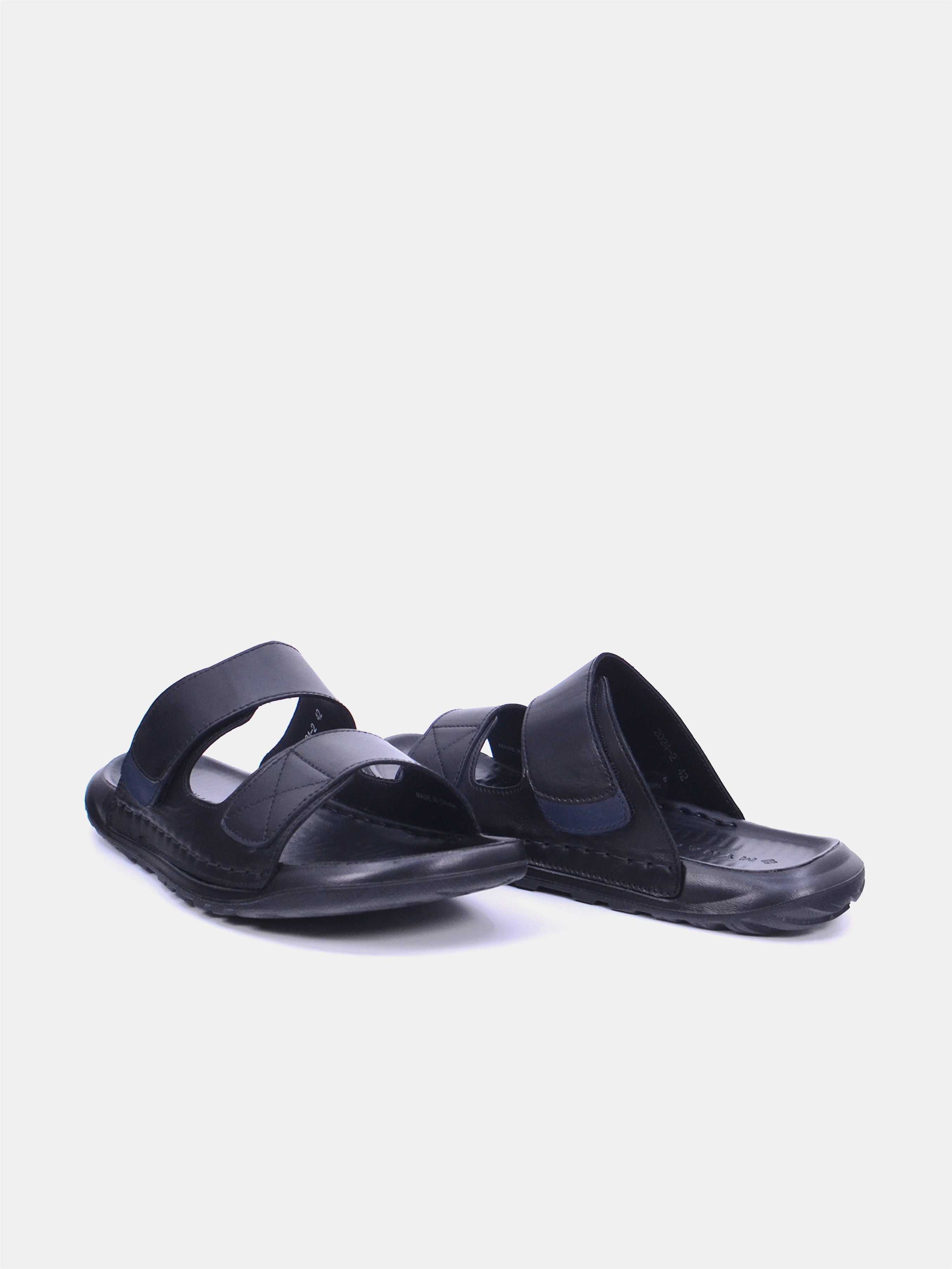 Mynaal Men's flat sandal -  2024-2  - Black
