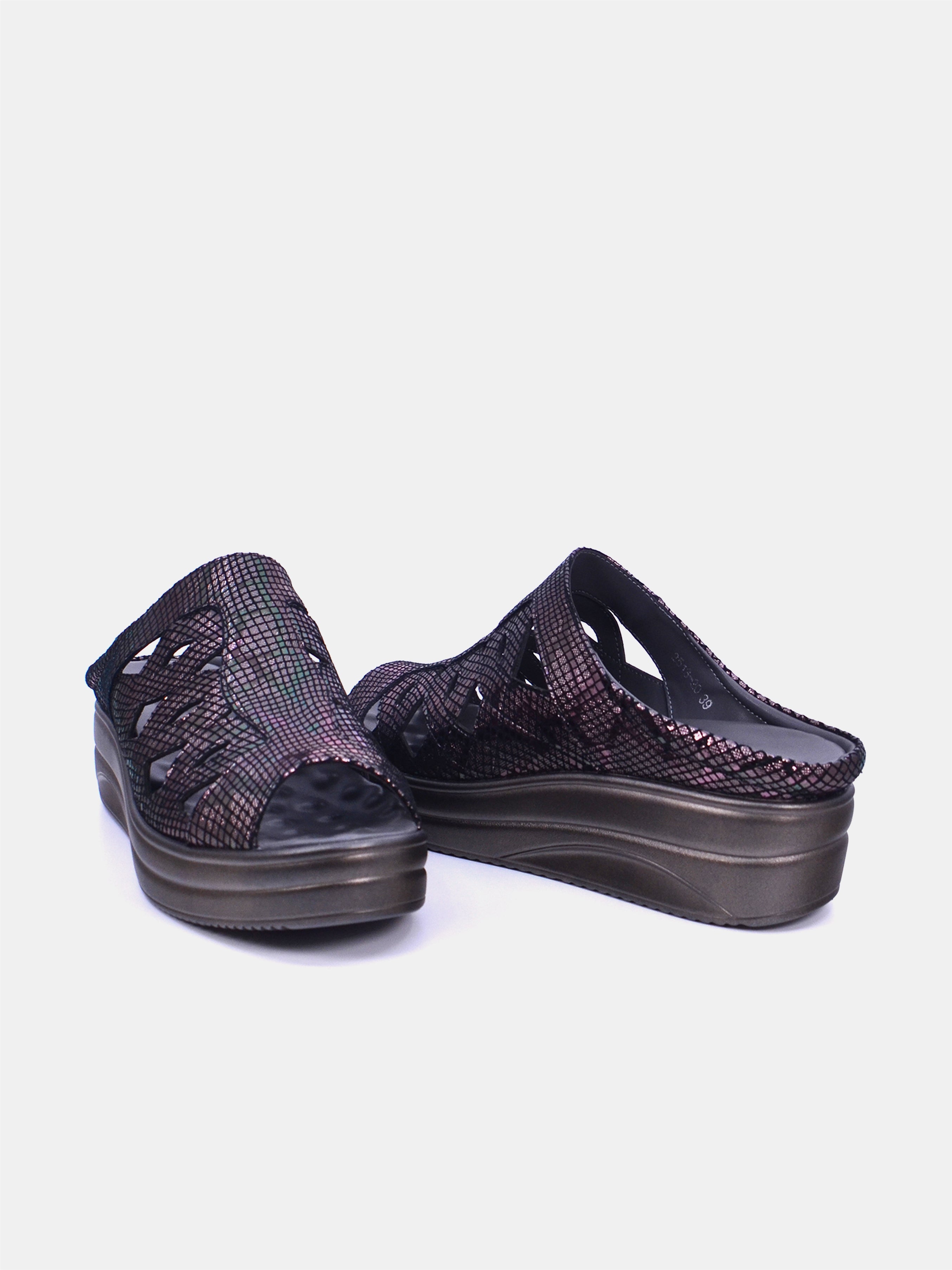 Mynaal Women's platform sandal- 2513-20 -Gray