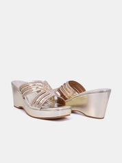 Mynaal Women's wedge heel sandal-2B2531-125-Gold