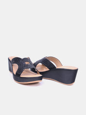 Mynaal Women's platform sandal-23ABT172-Black