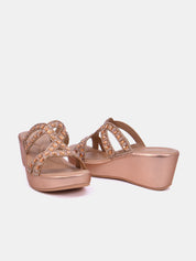 Mynaal Women's wedge heel sandal-3F8730-96-Rose-Gold