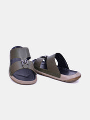 Mynaal Men's flat sandal -  30059-13  - Green