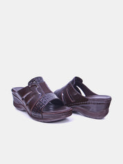 Mynaal Women's wedge heel sandal- 2407-31 -Brown