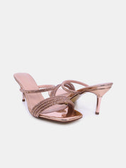 Mynaal Women's pencil heel sandal-10G681-9-Beige