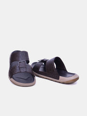 Mynaal Men's flat sandal -  23218-3  - Brown