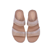 Mynaal Women's wedge sandal with embellished straps-414RJ60J-Gold