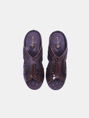 Mynaal Women's wedge heel sandal- 20926-6 -Brown