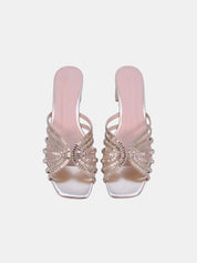 Mynaal Women's block heel sandal-18f8827-16-Gold