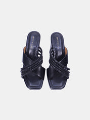 Mynaal Women's wedge heel sandal-2B2531-7-Black