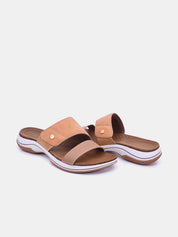 Mynaal Women's flat sandal-23ABT172-Beige