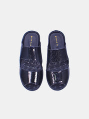 Mynaal Women's flat sandal- 2418-22 -Gray