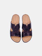 Mynaal Women's flat sandal- 88909-63 -Maroon