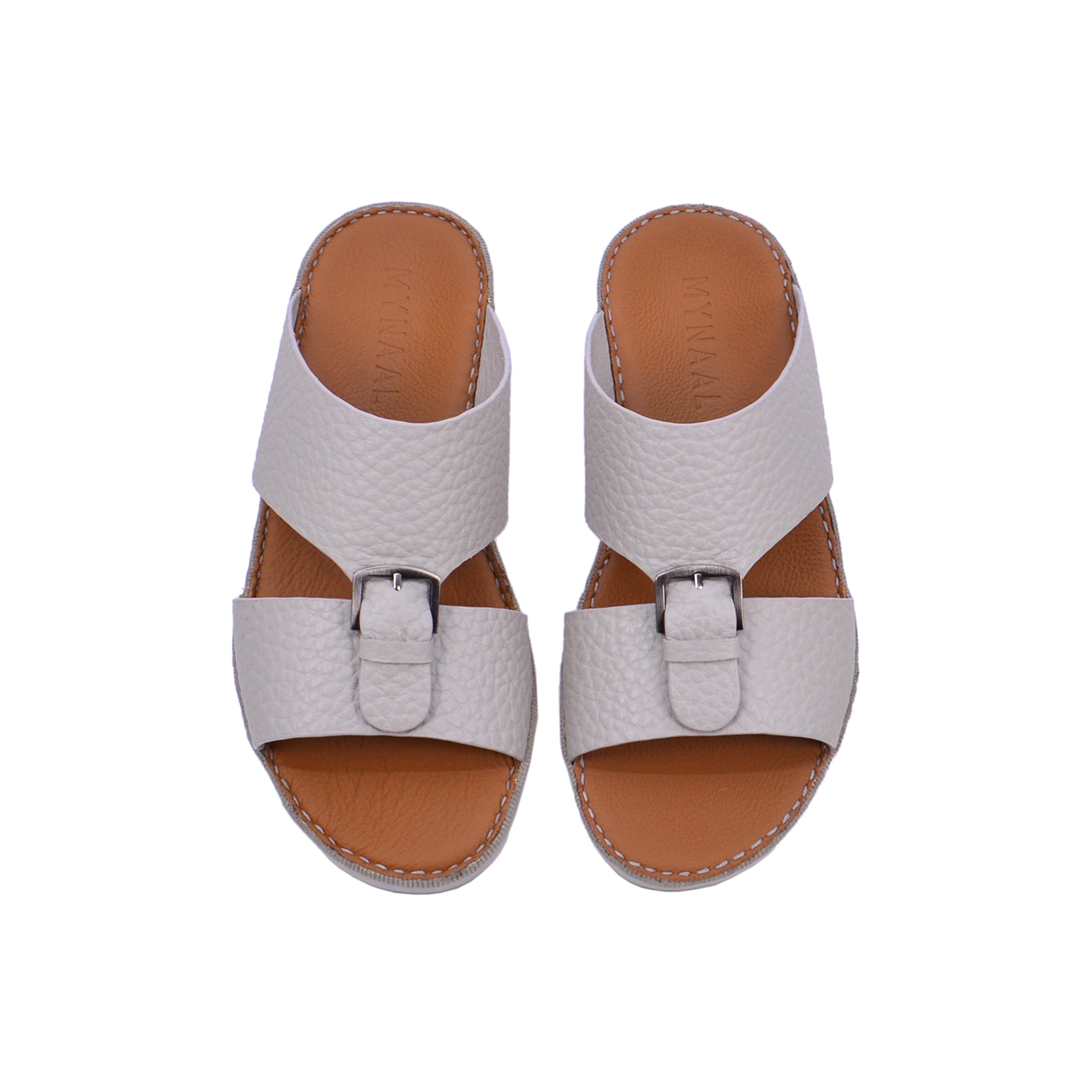 Mynaal Men's flat sandal - B118 - Beige