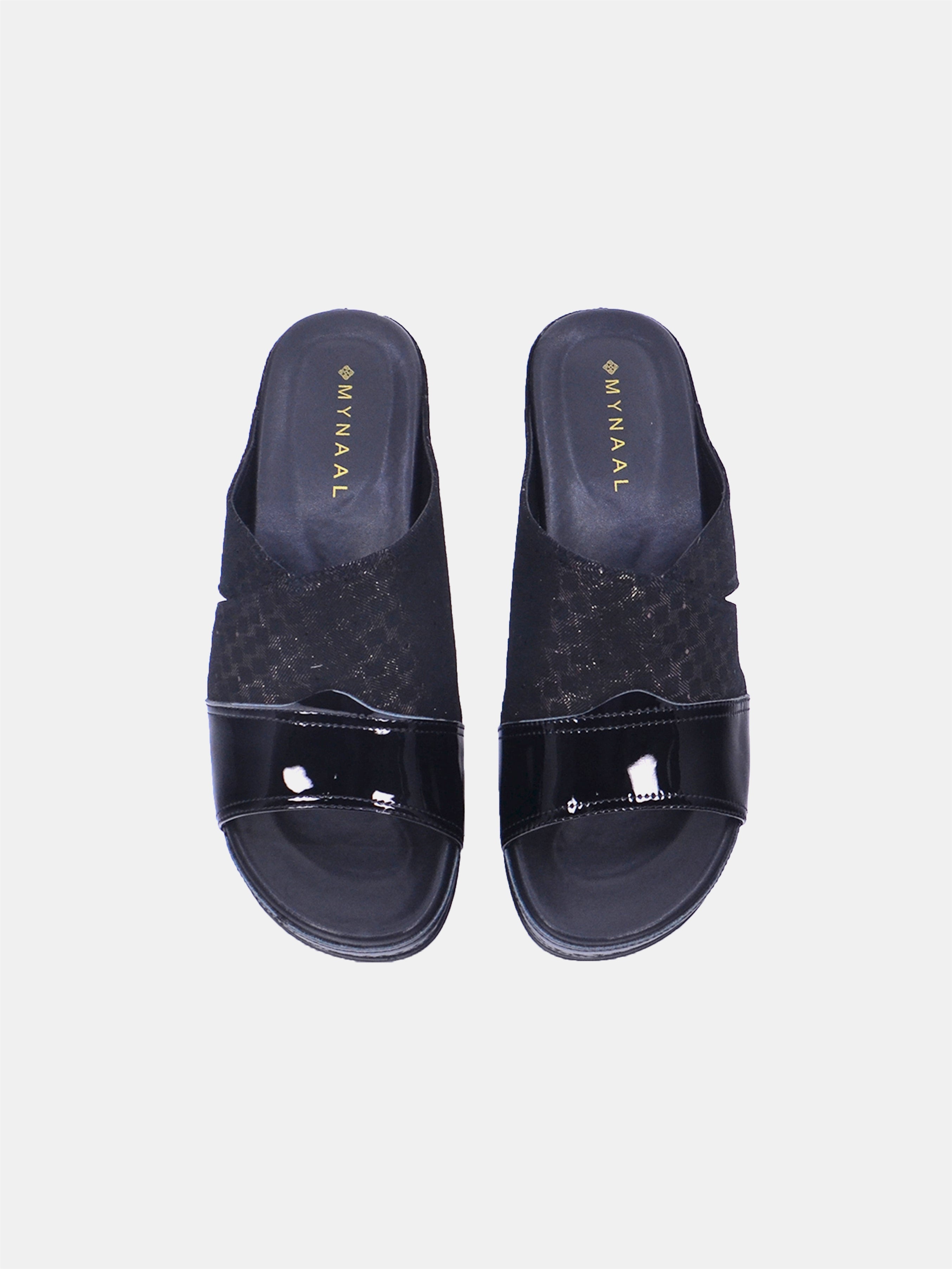 Mynaal Women's platform sandal- 2407-30 -Black