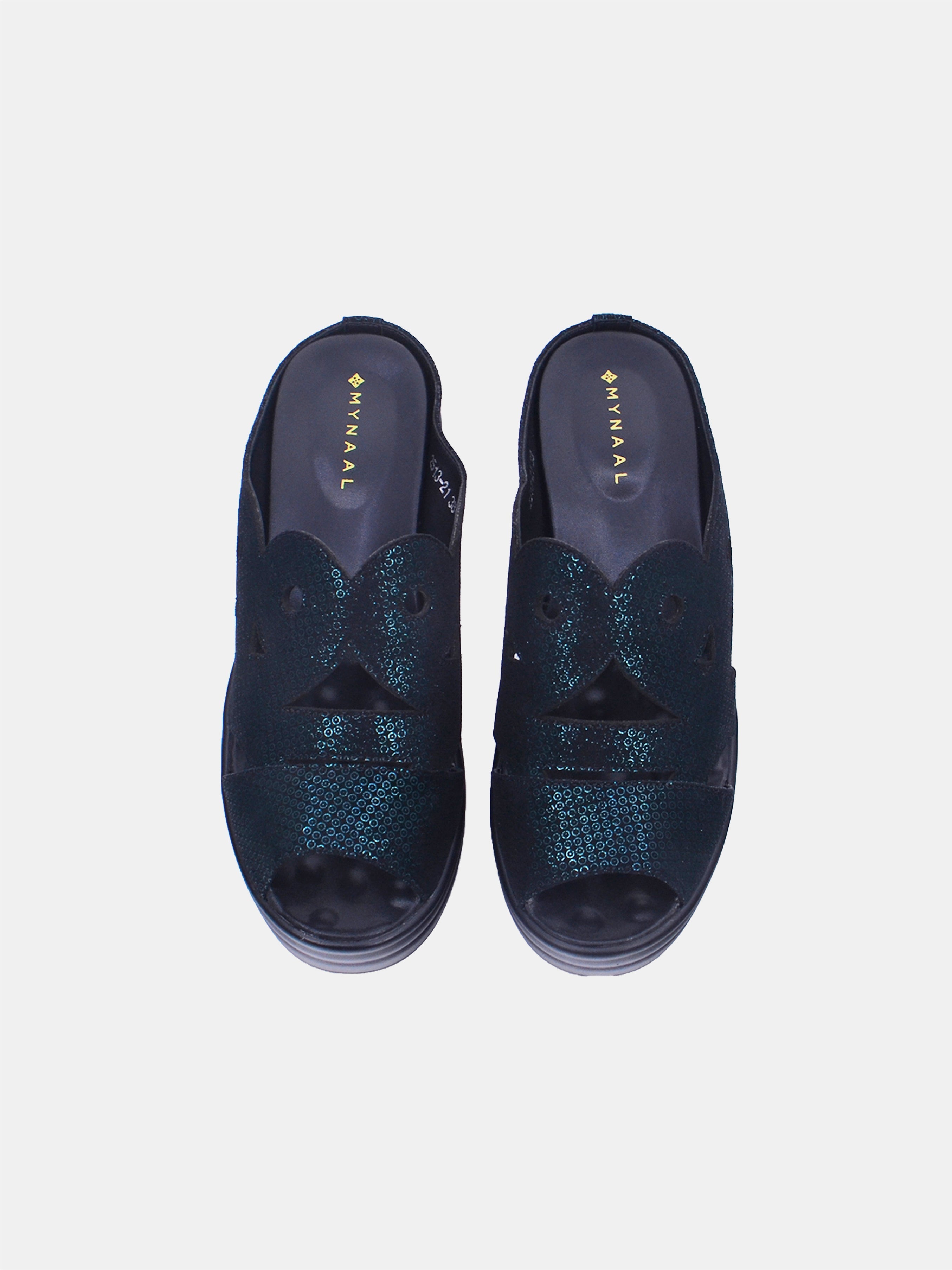 Mynaal Women's platform sandal- 2513-21 -Green