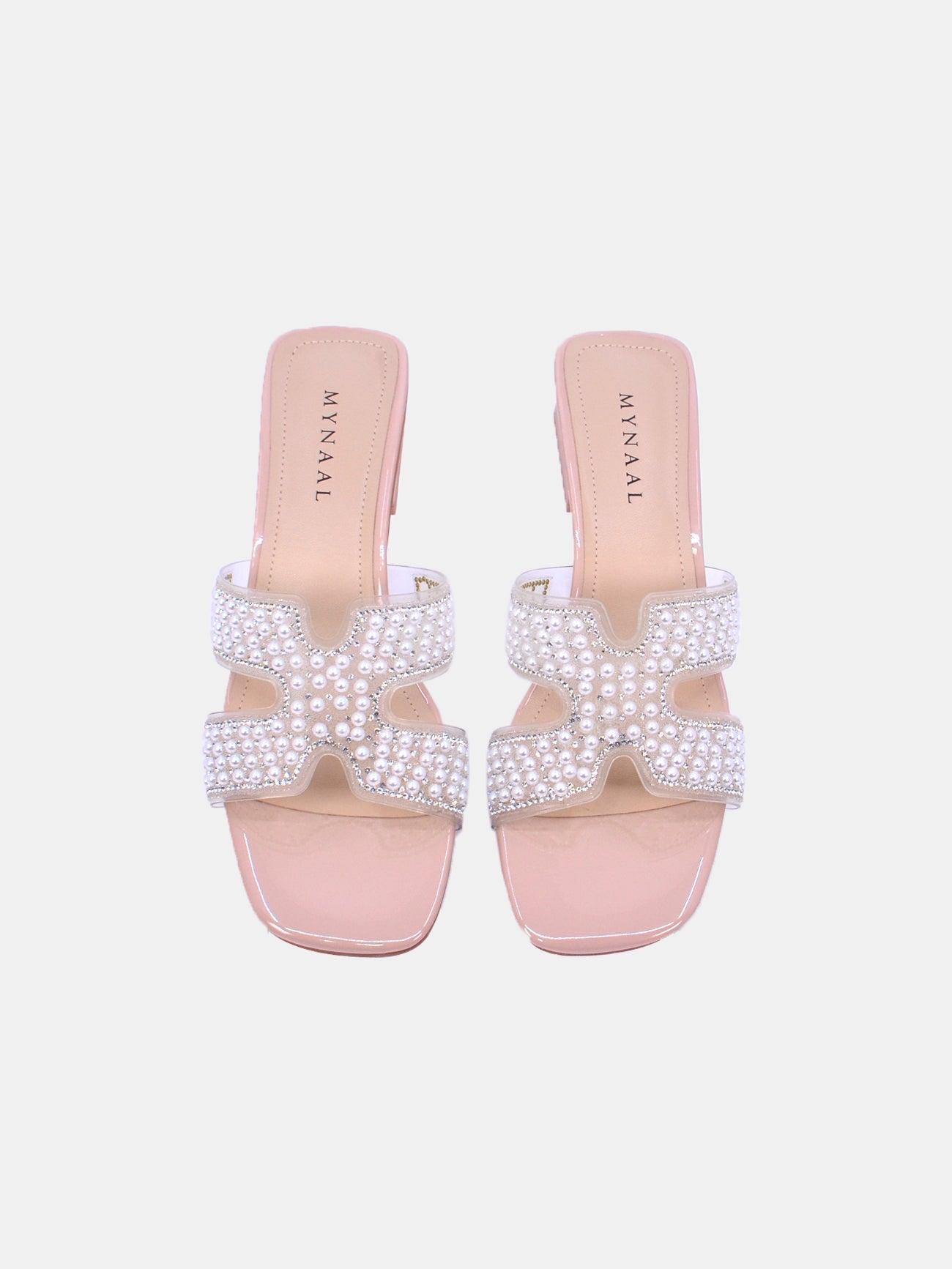 Mynaal Women's block heel sandal-3103-70-Pink