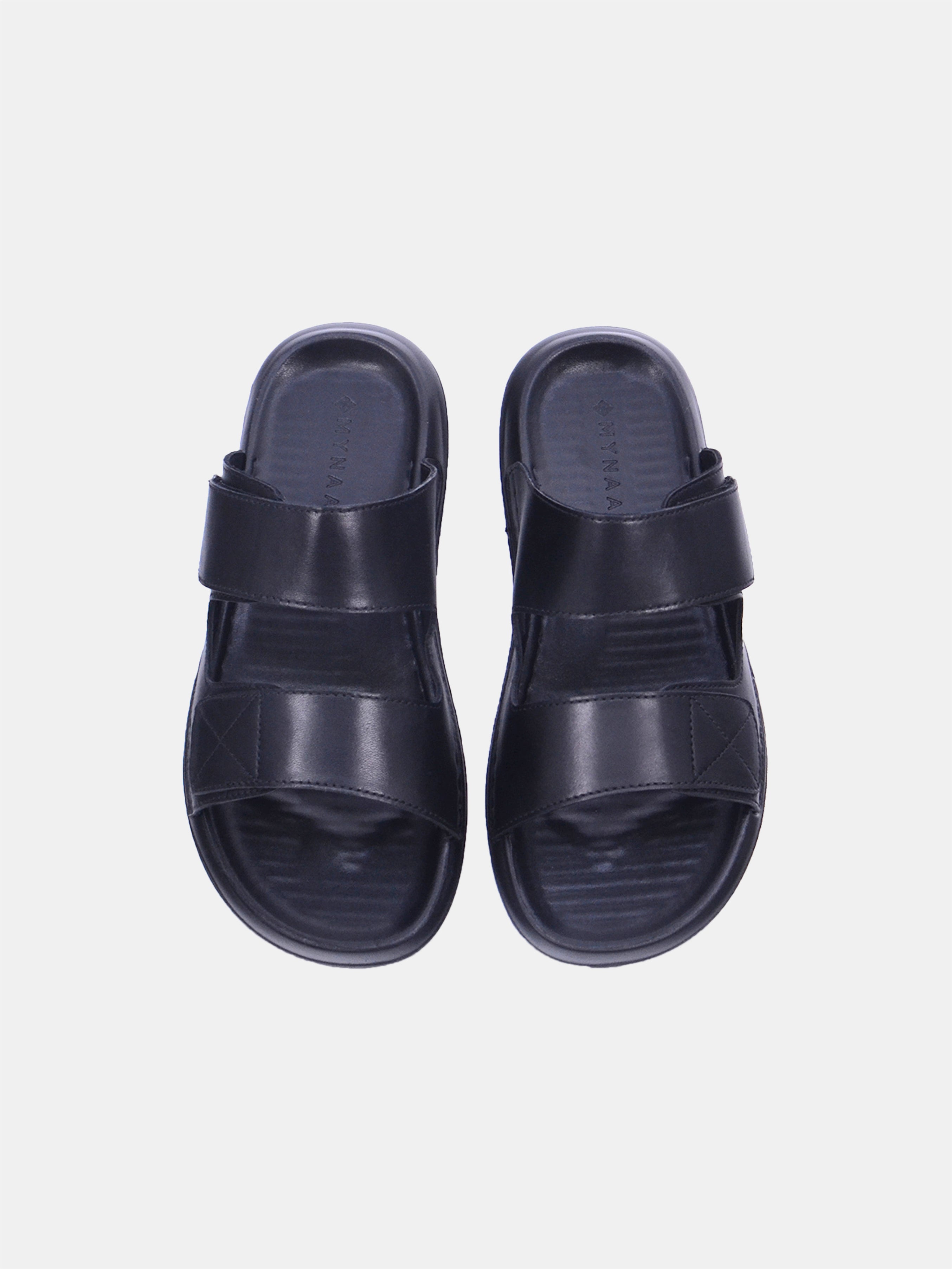 Mynaal Men's flat sandal -  2024-2  - Black