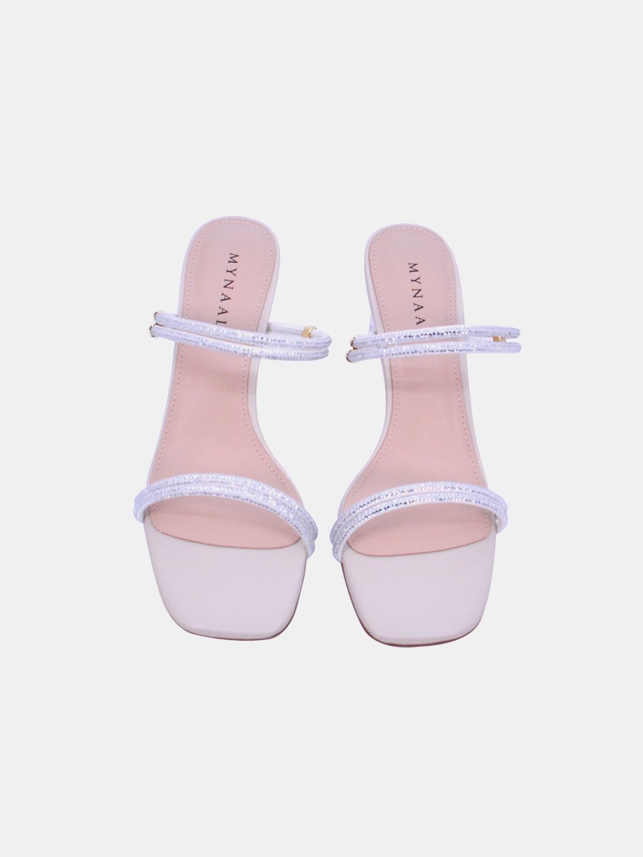 Mynaal Women's block heel sandal-F103-6-Beige