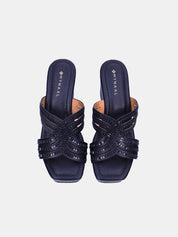 Mynaal Women's wedge heel sandal-2B2531-125-Black