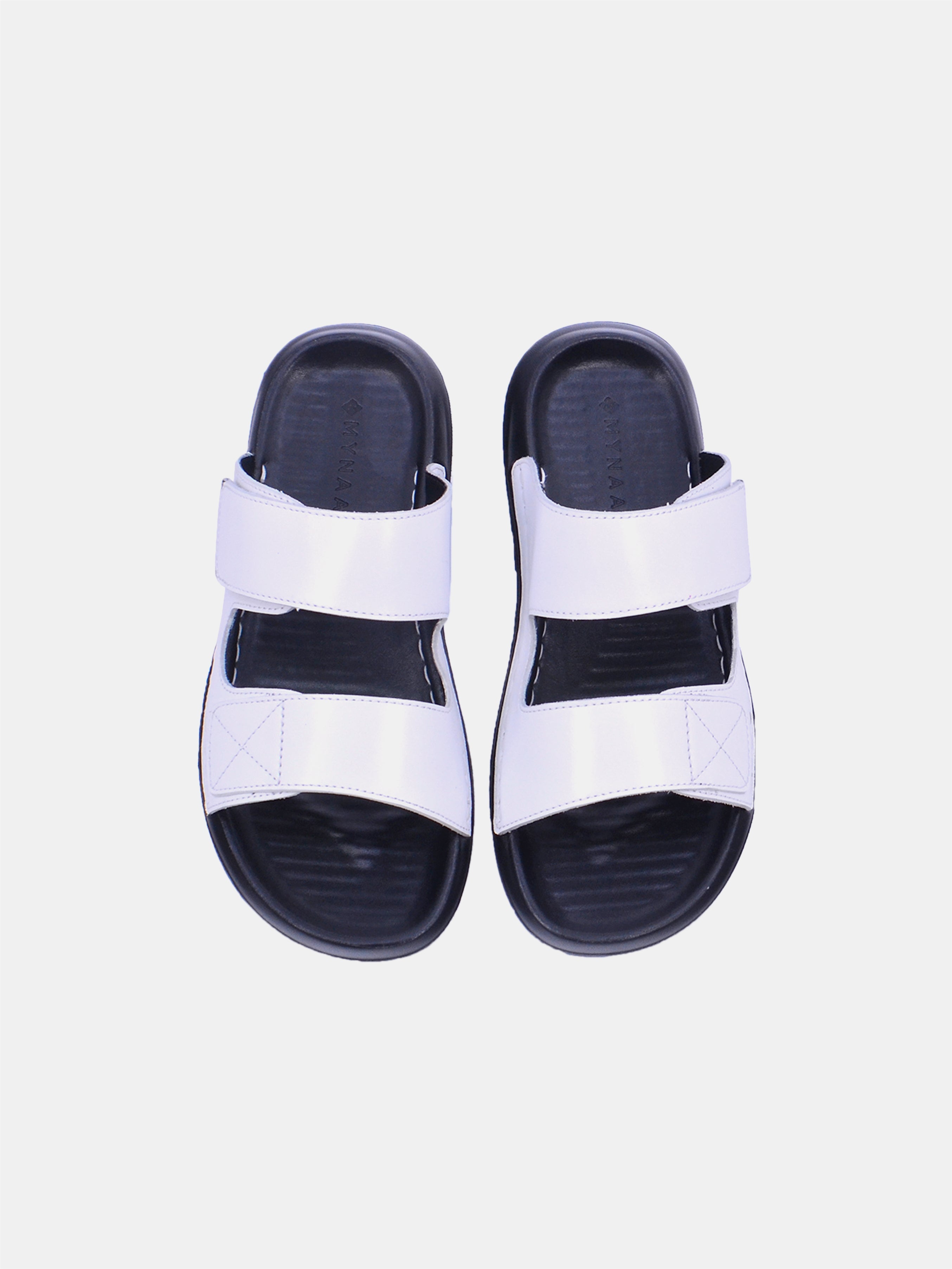 Mynaal Men's flat sandal -  2024-2  - White