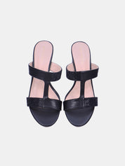 Mynaal Women's block heel sandal-2G5957-523-Black